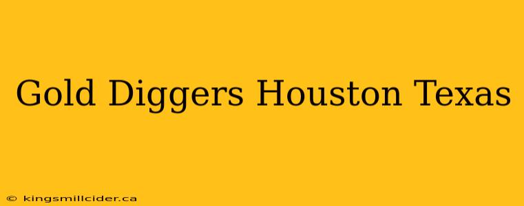 Gold Diggers Houston Texas