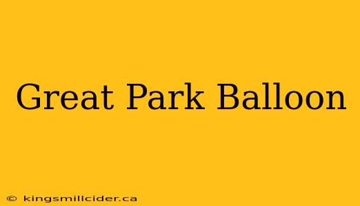 Great Park Balloon