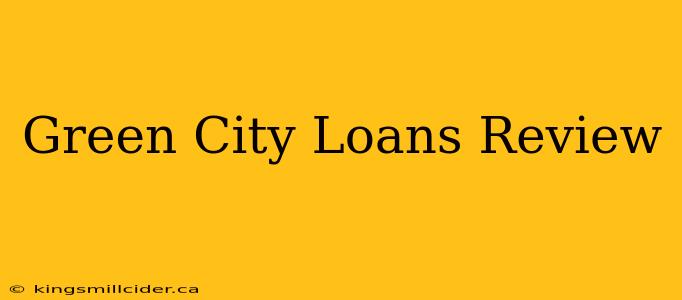 Green City Loans Review