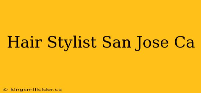 Hair Stylist San Jose Ca