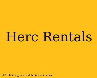 Herc Rentals