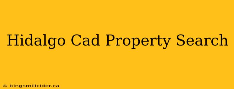 Hidalgo Cad Property Search