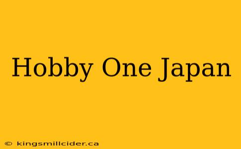 Hobby One Japan