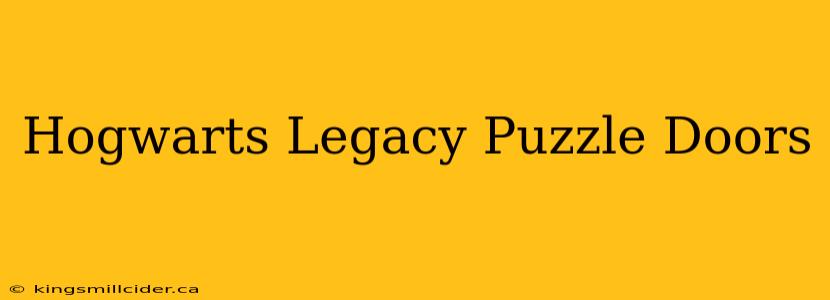 Hogwarts Legacy Puzzle Doors