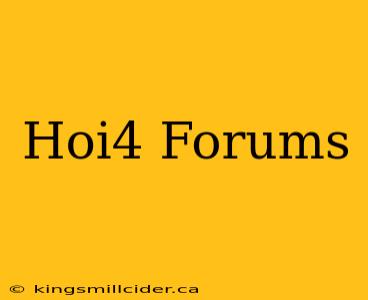 Hoi4 Forums