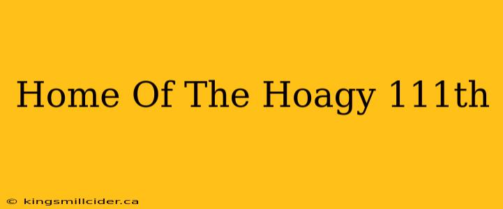 Home Of The Hoagy 111th