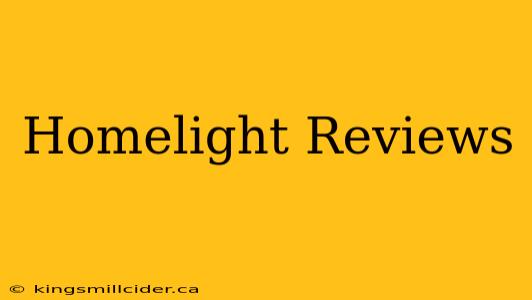 Homelight Reviews