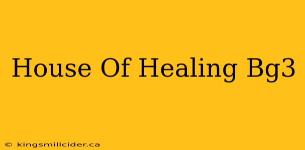 House Of Healing Bg3