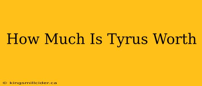 How Much Is Tyrus Worth