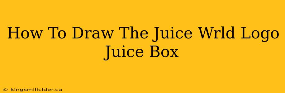 How To Draw The Juice Wrld Logo Juice Box