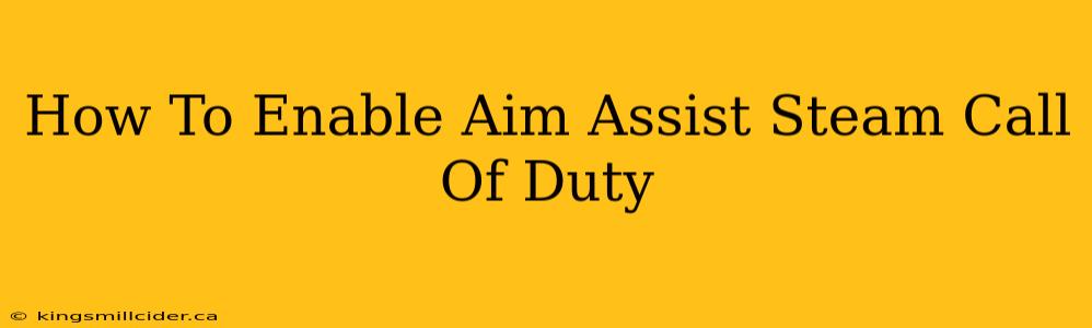 How To Enable Aim Assist Steam Call Of Duty