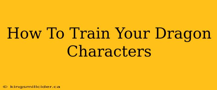 How To Train Your Dragon Characters