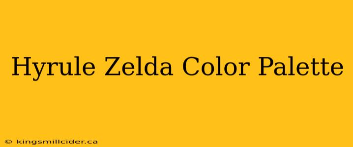 Hyrule Zelda Color Palette