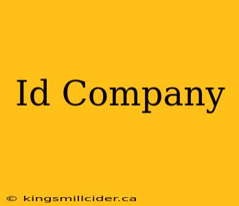 Id Company