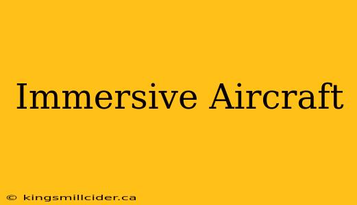 Immersive Aircraft