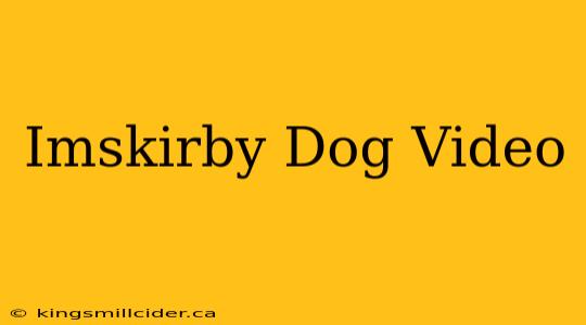 Imskirby Dog Video