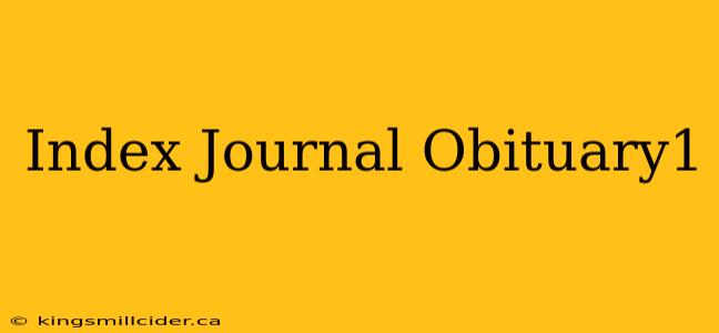 Index Journal Obituary1