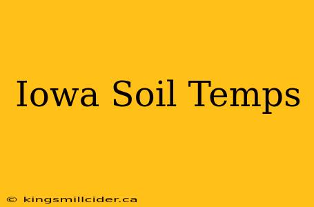 Iowa Soil Temps