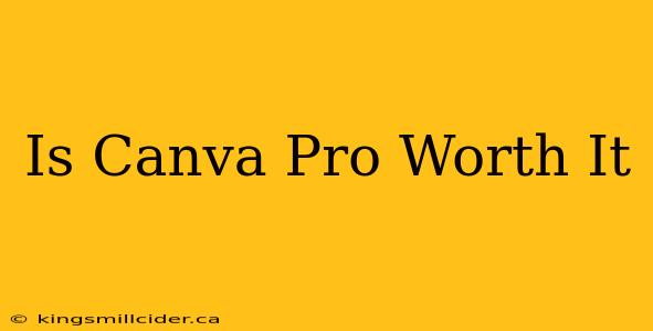 Is Canva Pro Worth It