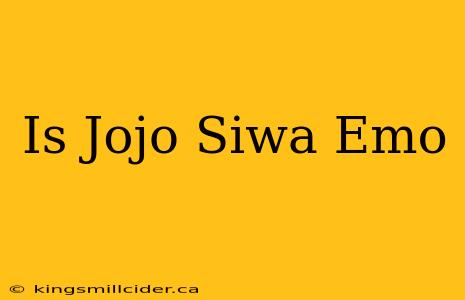 Is Jojo Siwa Emo