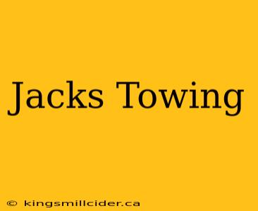 Jacks Towing