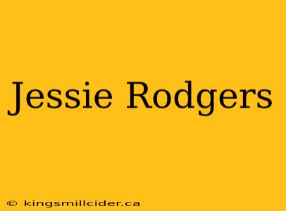 Jessie Rodgers