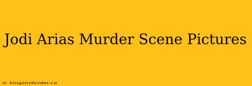 Jodi Arias Murder Scene Pictures