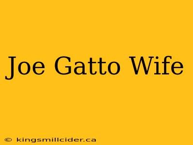 Joe Gatto Wife