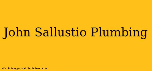 John Sallustio Plumbing