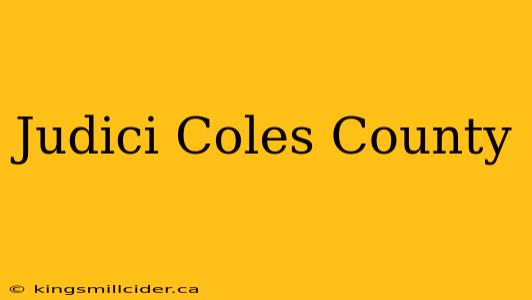 Judici Coles County