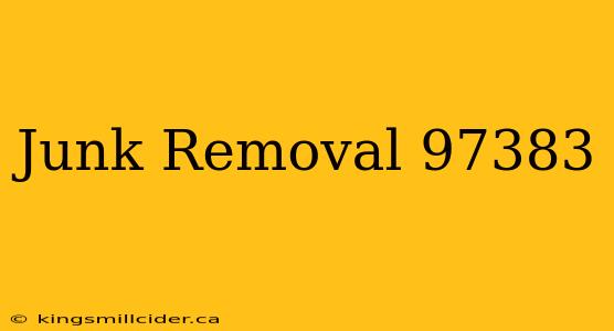 Junk Removal 97383