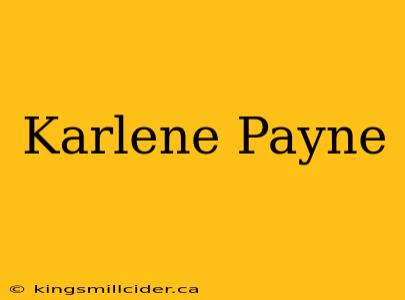 Karlene Payne