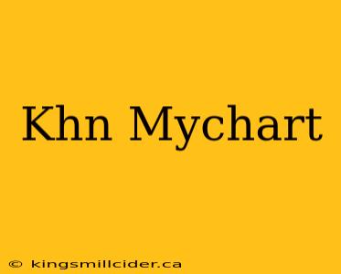 Khn Mychart