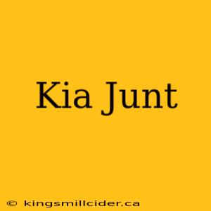 Kia Junt