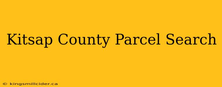 Kitsap County Parcel Search