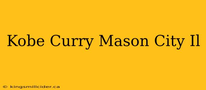 Kobe Curry Mason City Il