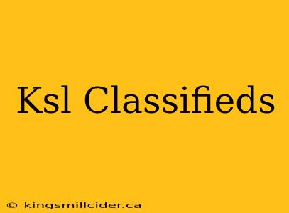 Ksl Classifieds