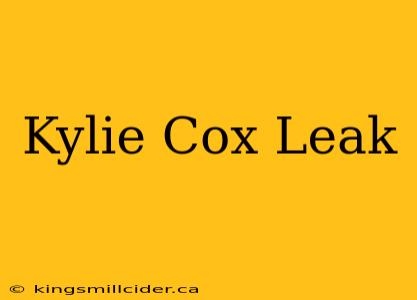 Kylie Cox Leak