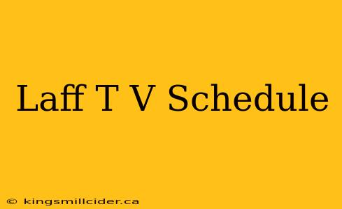 Laff T V Schedule