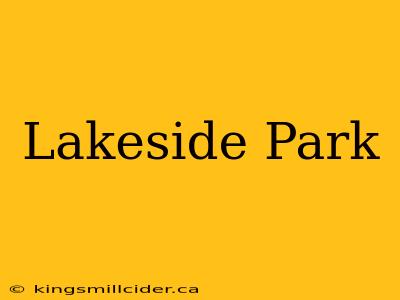 Lakeside Park