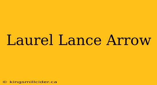 Laurel Lance Arrow