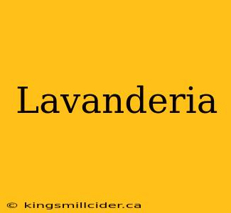 Lavanderia