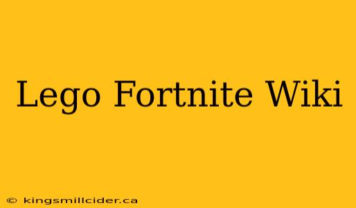 Lego Fortnite Wiki