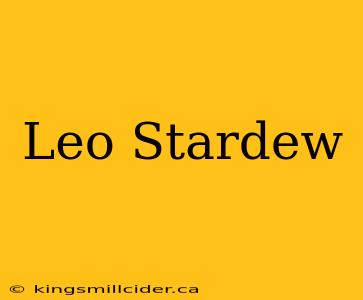 Leo Stardew