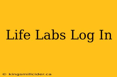 Life Labs Log In