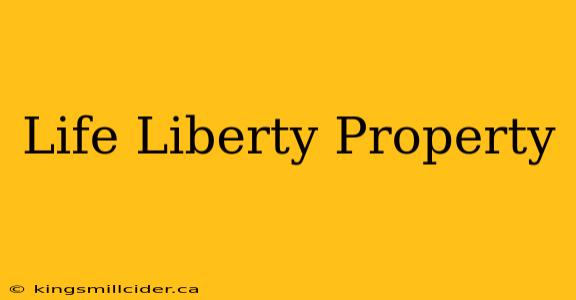 Life Liberty Property