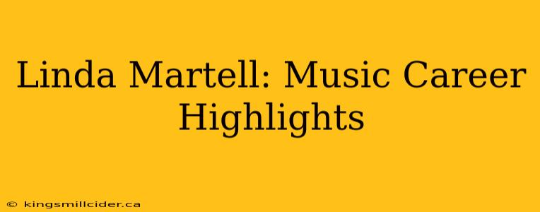 Linda Martell: Music Career Highlights