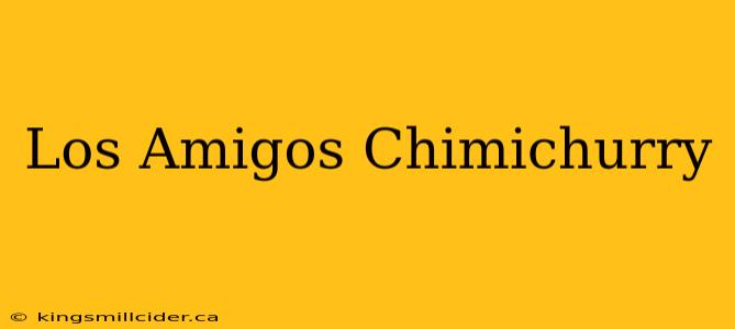 Los Amigos Chimichurry