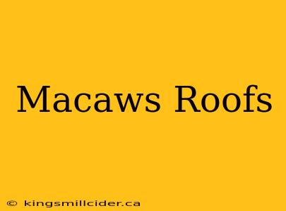 Macaws Roofs