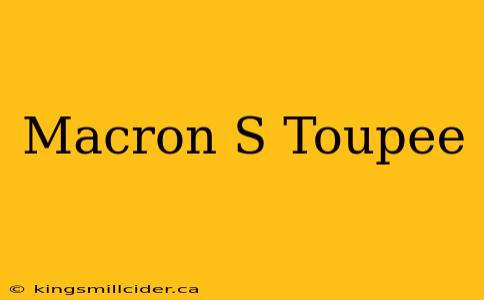 Macron S Toupee